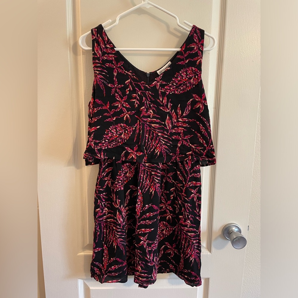 Artisan NY black and floral dress